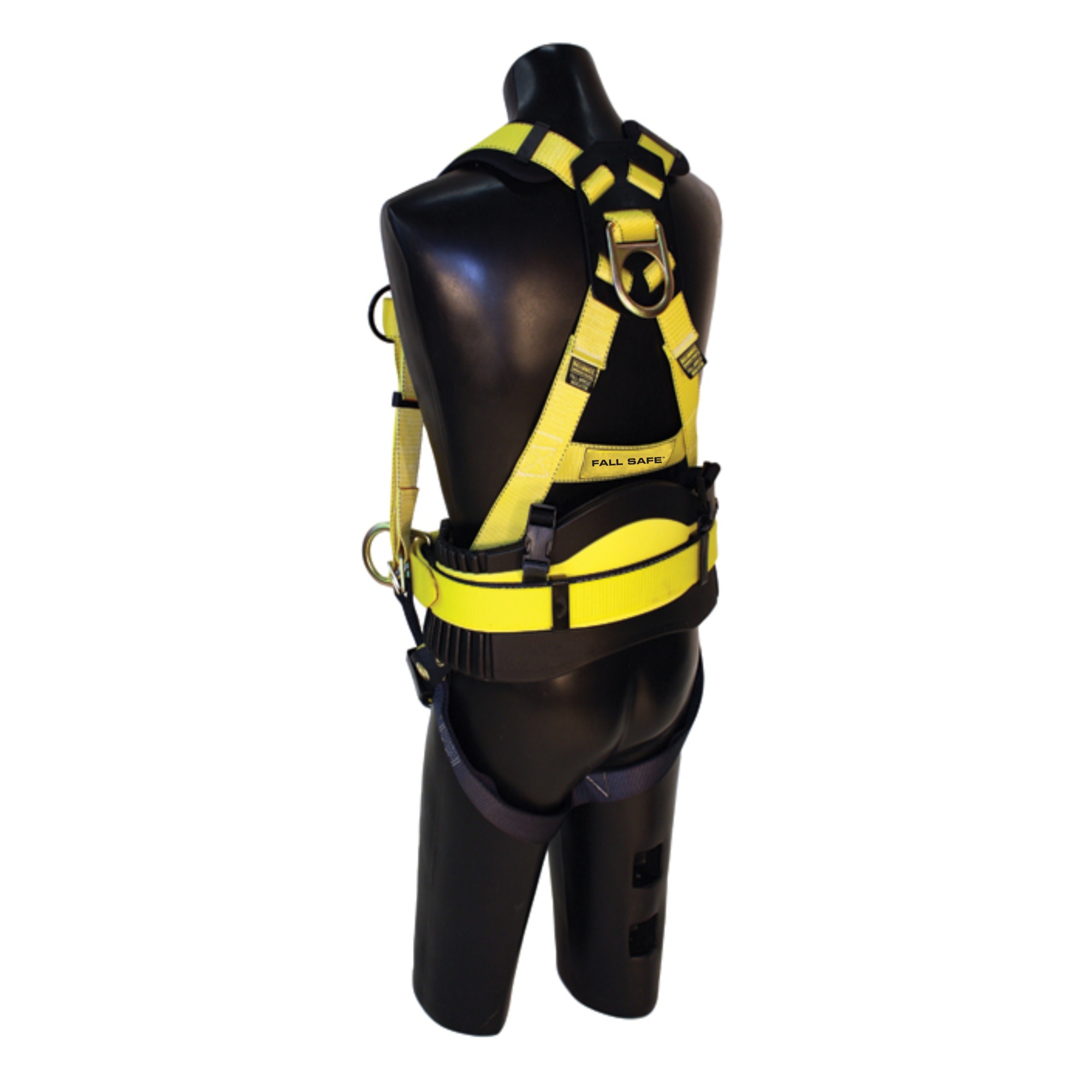 FALL SAFE™ - Safety Harness - IRONMAN™ Series - Construction-Style Positioning Climbing - Back /| Front / Side, Pass Through, Tongue Buckle - Size: Big Boy - Model # 813600